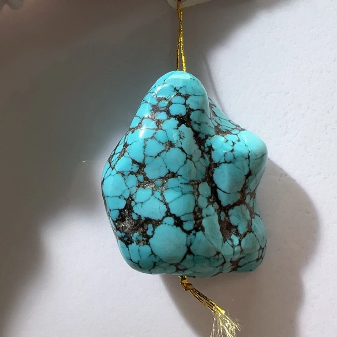 绿松石未镶嵌挂件