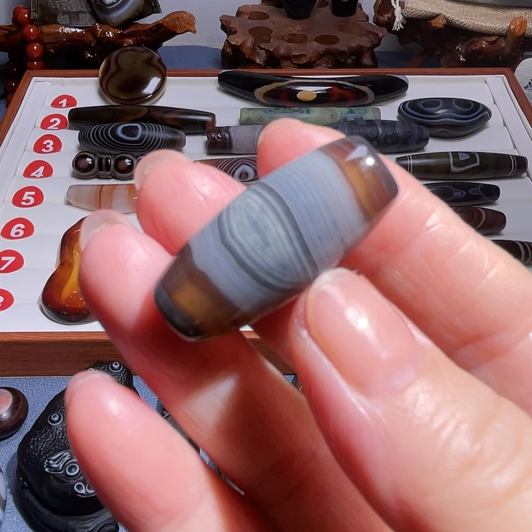 吊坠玛瑙未镶嵌玛瑙桶珠