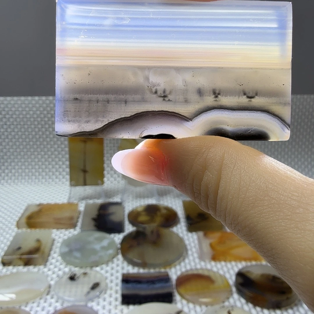 玛瑙/玉髓未镶嵌吊坠(不含链)21