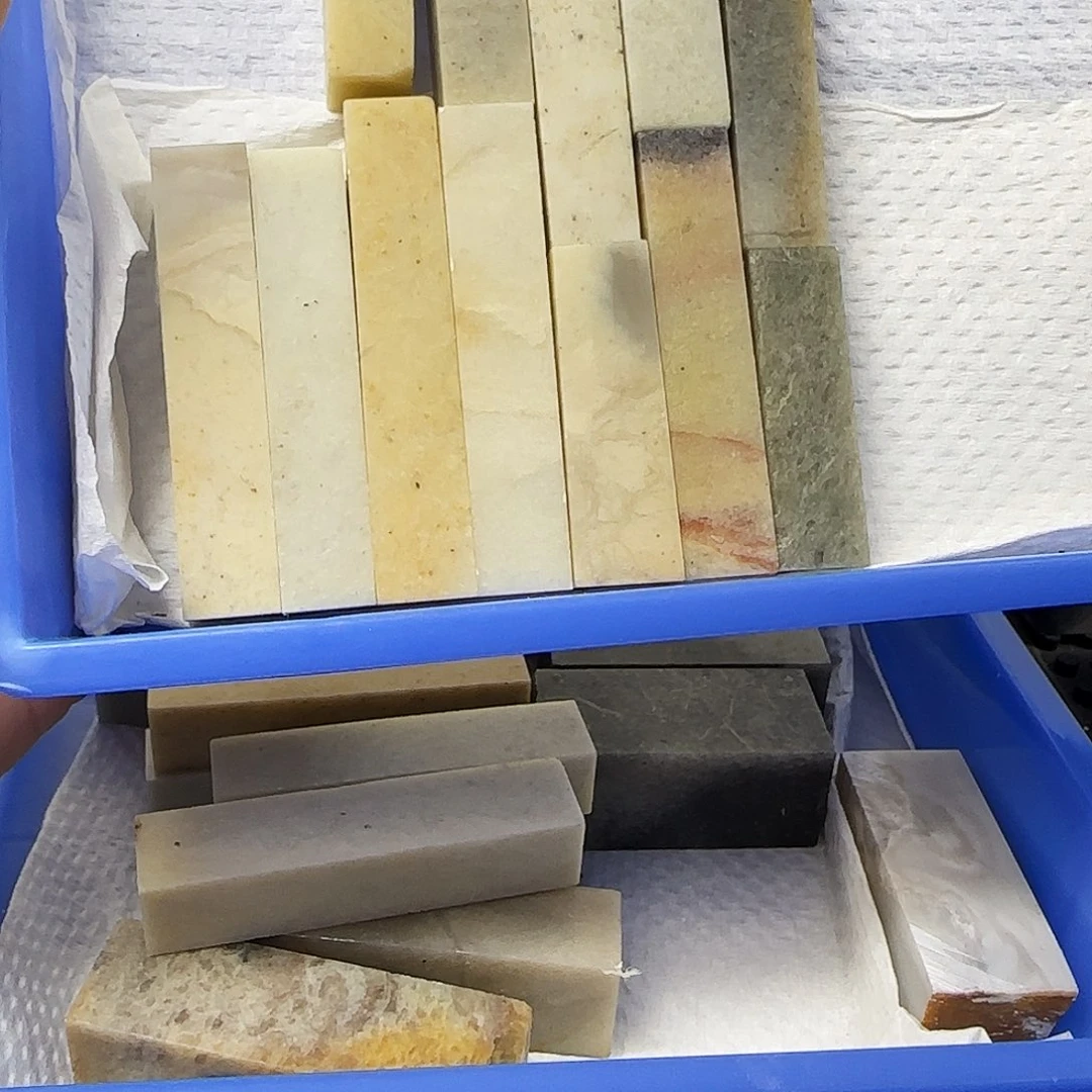 昌化石印石3*器长白石