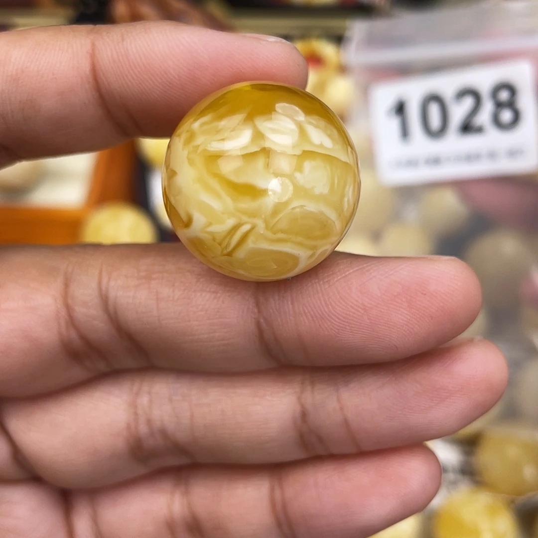 蜜蜡未镶嵌珠宝奇石粉24.1