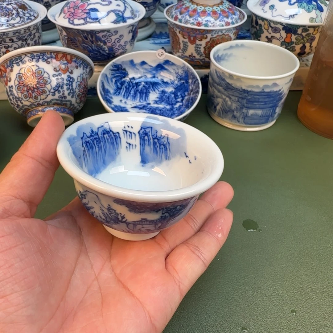 纯手工纯手绘茶具石头5