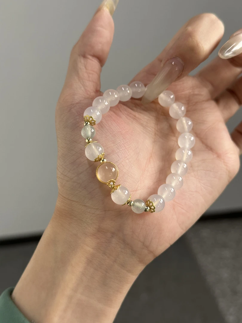 S925银手链 小清新风时尚百搭款搭配合 不挑手围