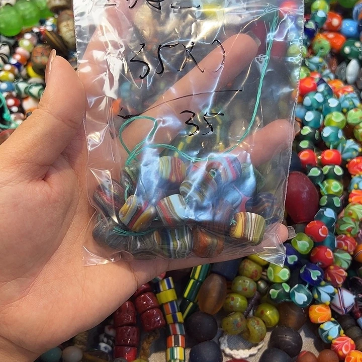 玻璃颈饰尼泊尔琉璃