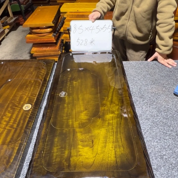 用***6楠木实木家具根雕茶盘