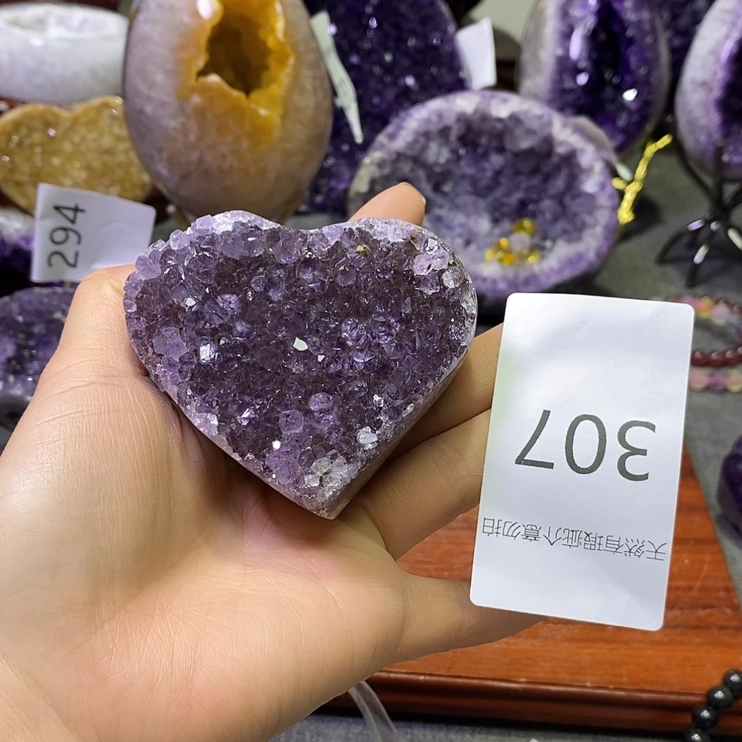 珠宝半成品紫晶未镶嵌