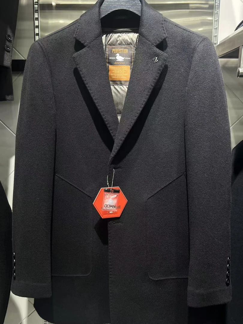 2025冬季纯色一手长双面羊毛大衣