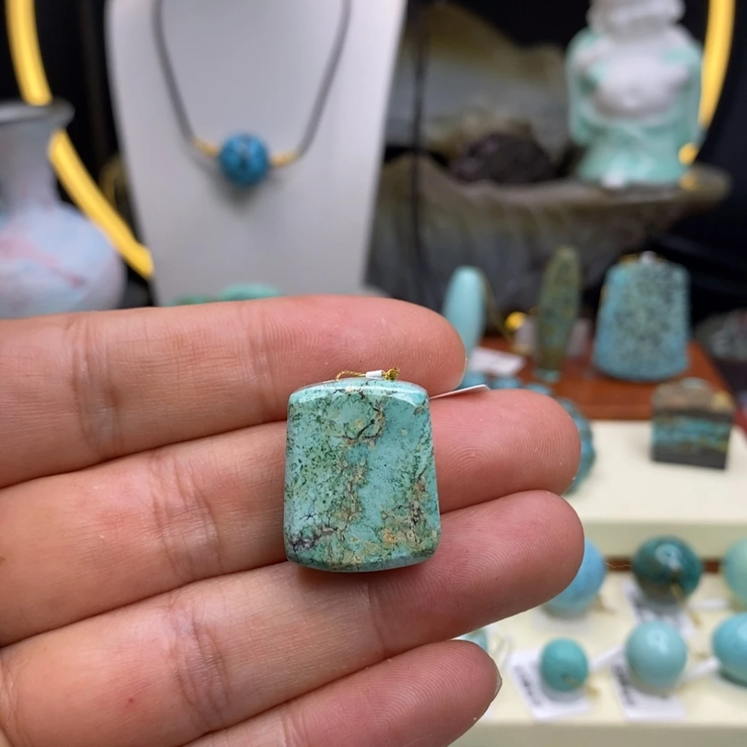 绿松石未镶嵌珠宝半成品