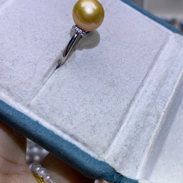 淡水珍珠珠宝首饰银S925镶嵌