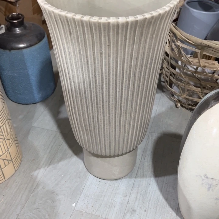 ****然陶瓷花瓶摆件外贸出口微瑕捡漏