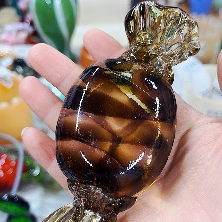 家悦琉璃花瓶摆件