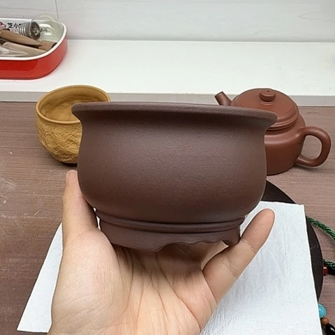 紫***哥茶案紫泥花盆花盆花盆
