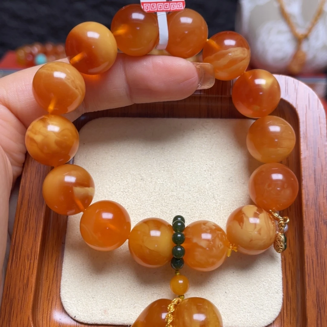 蜜蜡未镶嵌手链手串