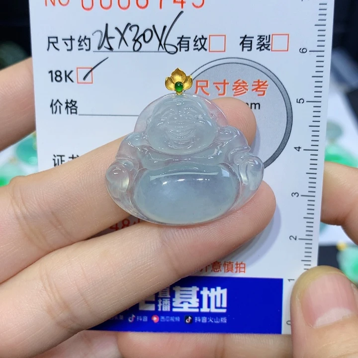 翡翠未镶嵌颈饰吊坠