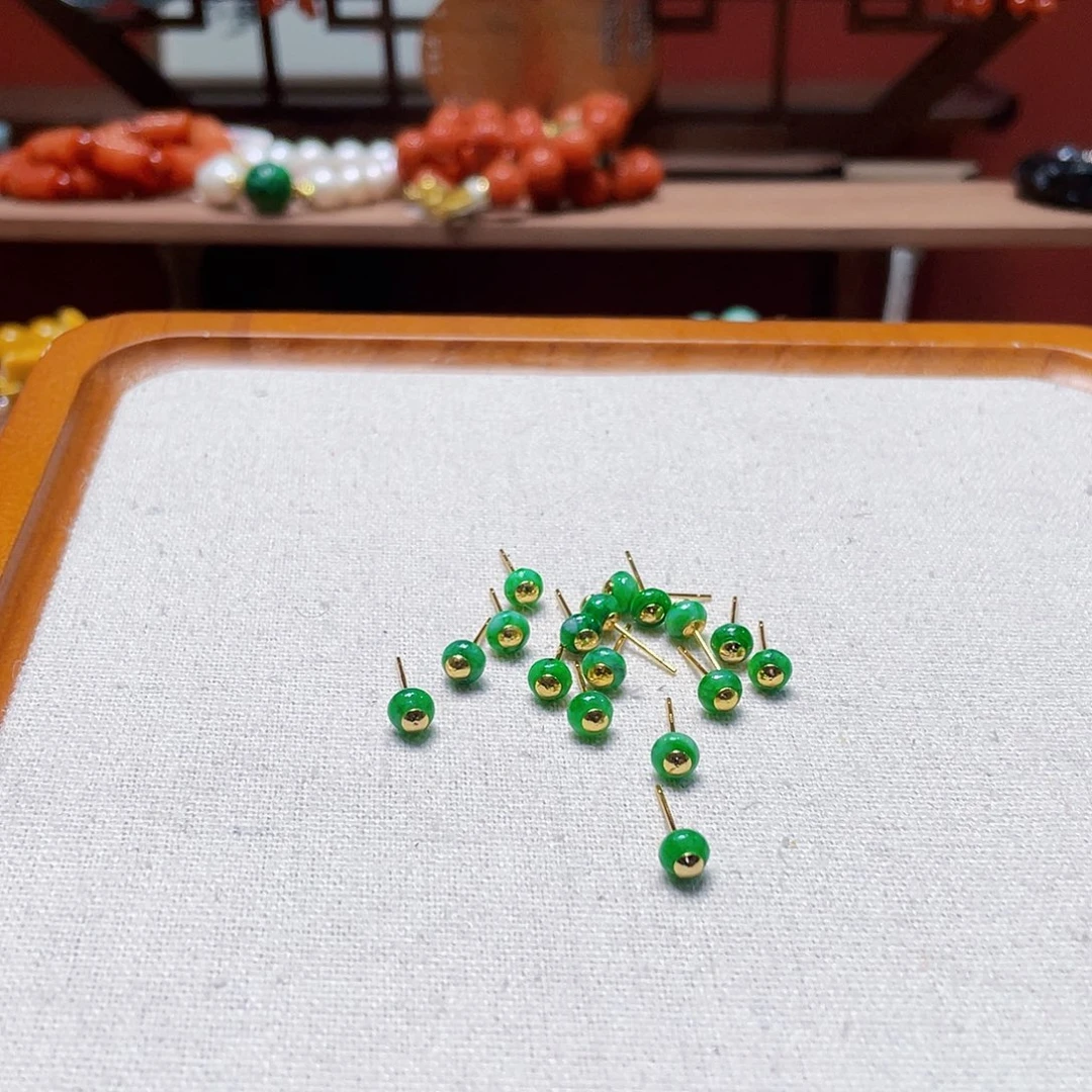 翡翠未镶嵌手链饰品