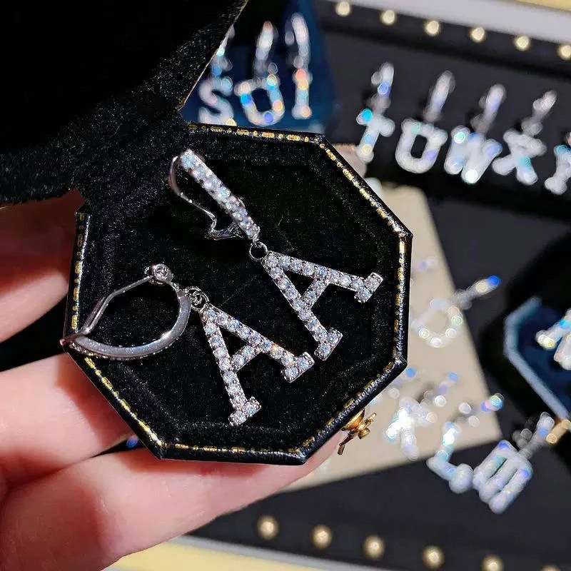 黄铜耳饰 KK·匠心 194 十字架带钻耳环