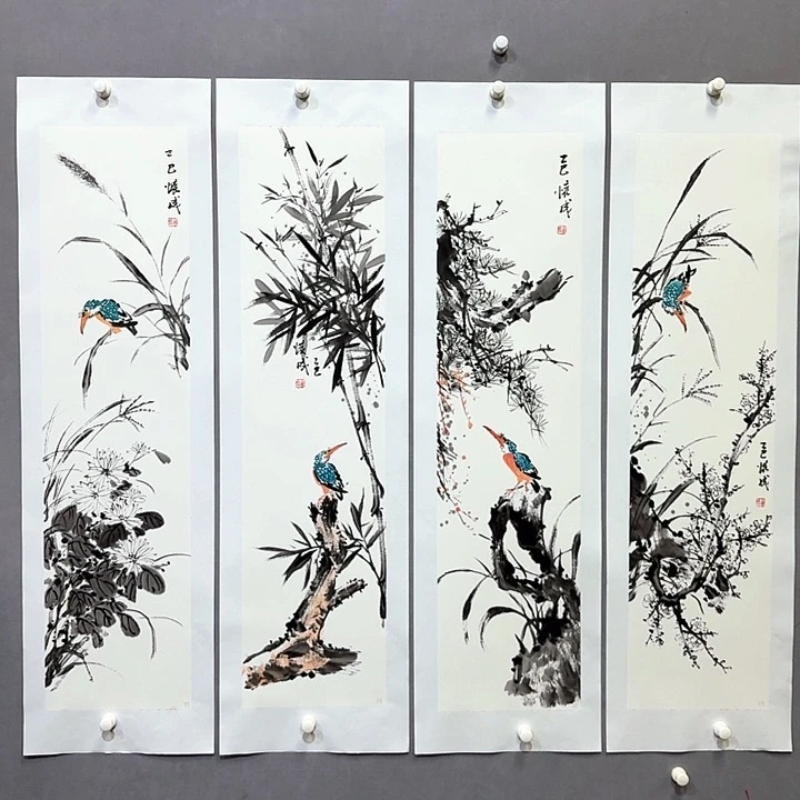 国画亲笔手绘放心去藏