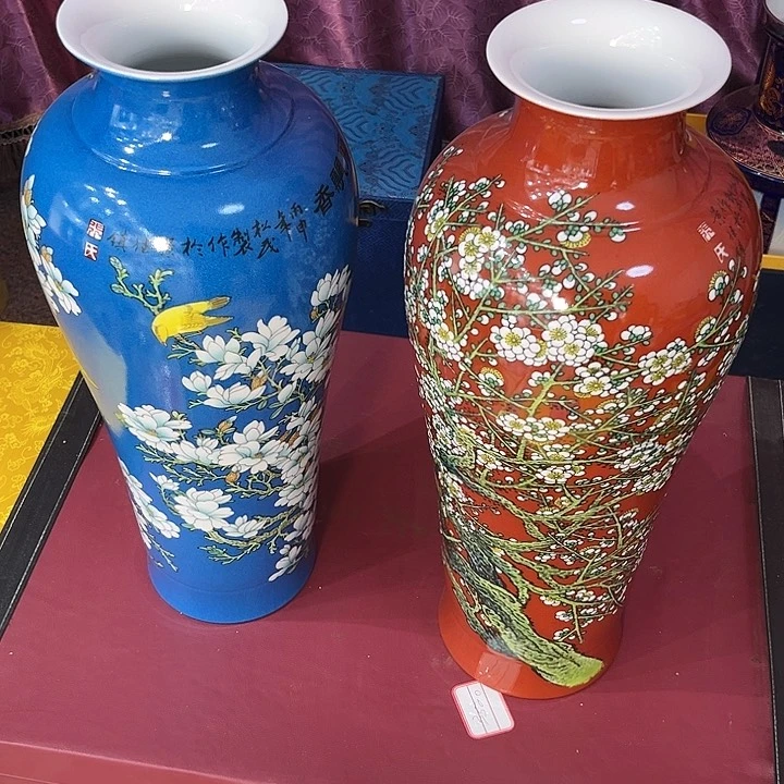 摆件寒梅报春景德镇陶瓷