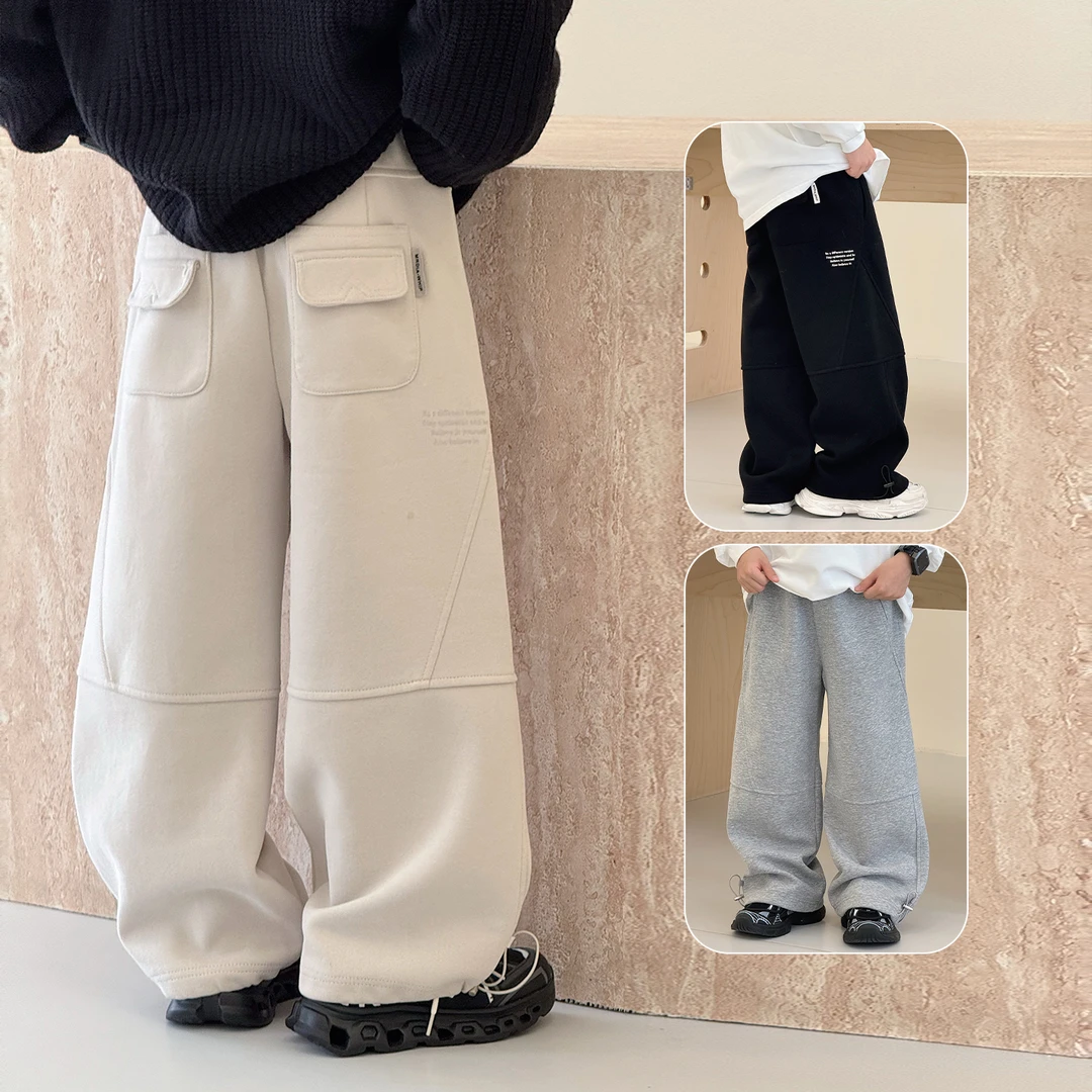 男童裤子秋装自制中大童潮流长裤宽松运动裤儿童百搭休闲裤TY8267