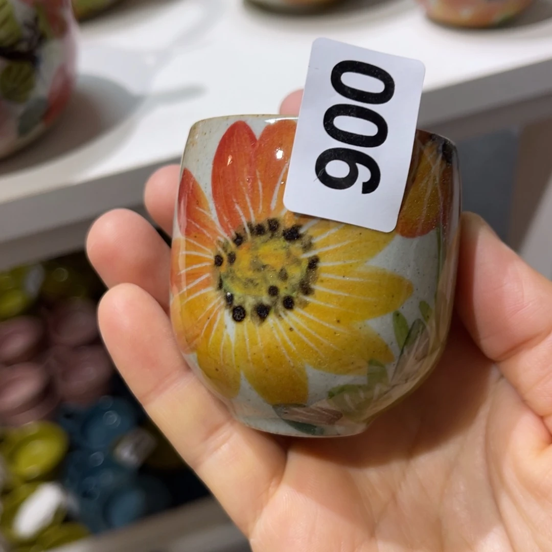 杯素浅陶瓷手工手绘