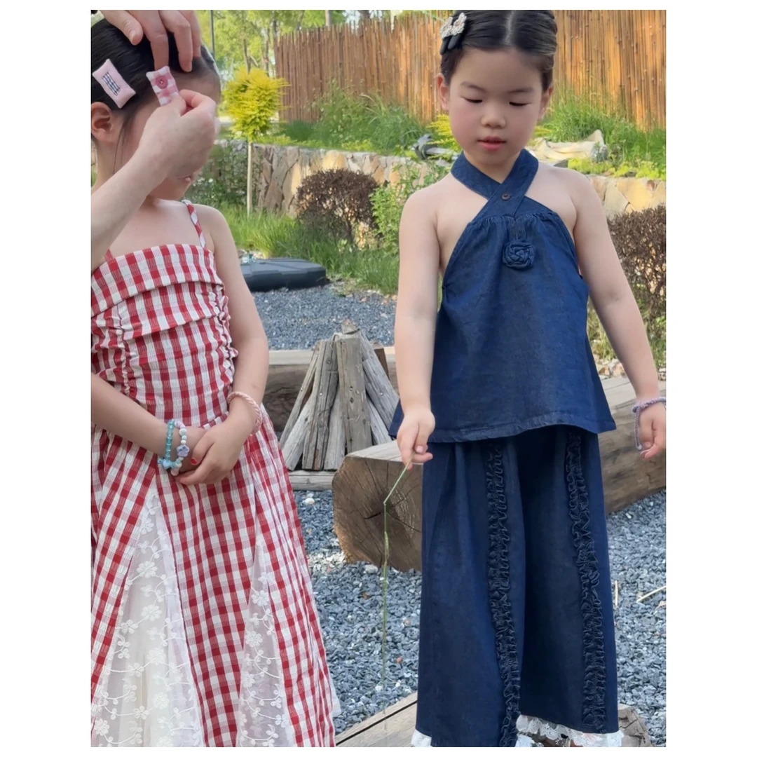 KidsOnTheMoon 牛仔套装