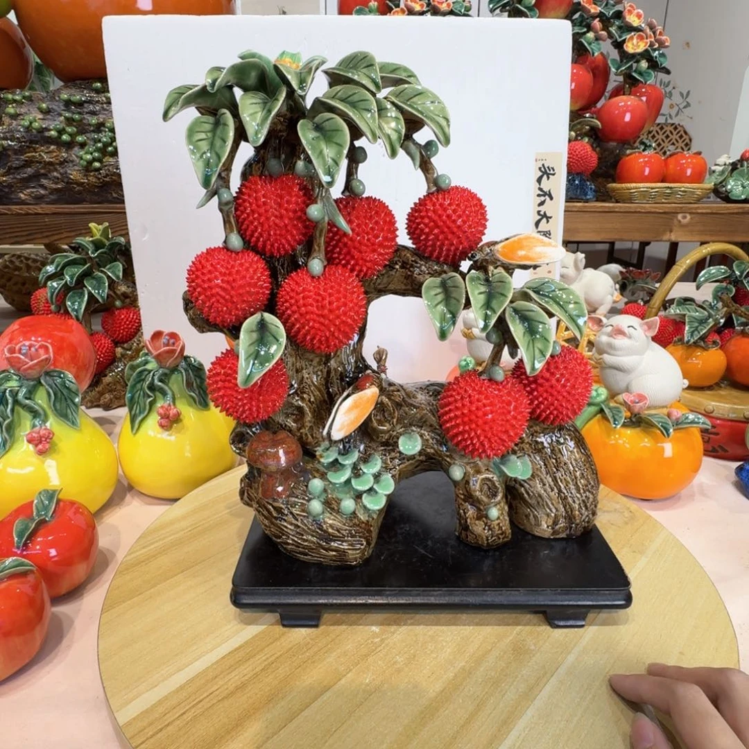 大***地陶土33高彩蝉荔枝