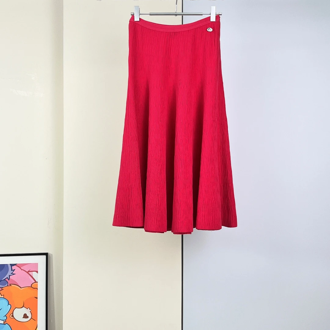 99新 Chanel/香奈儿 针织半身裙/36码/XspA4952