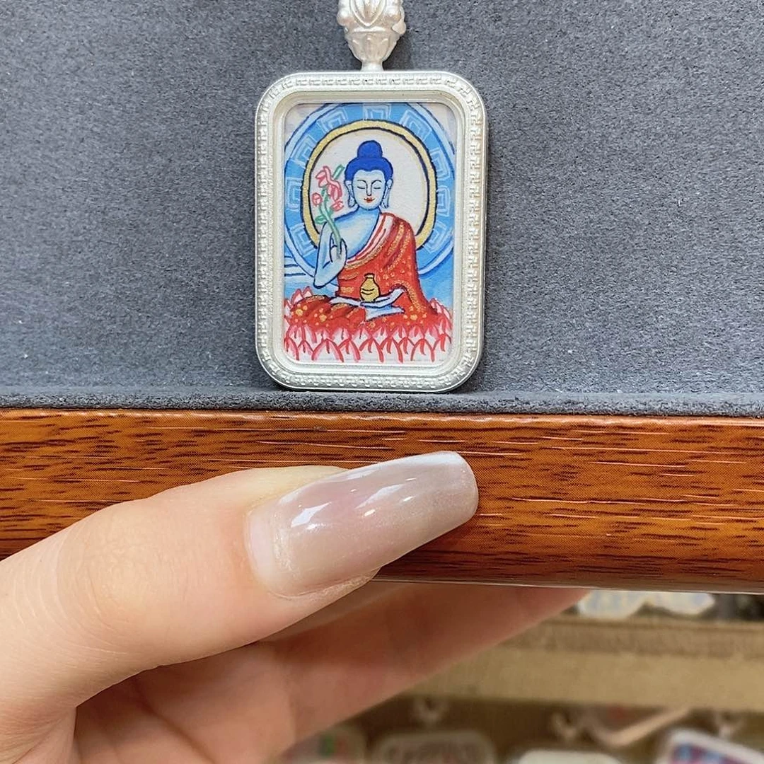 纯手绘 药师佛 2x3