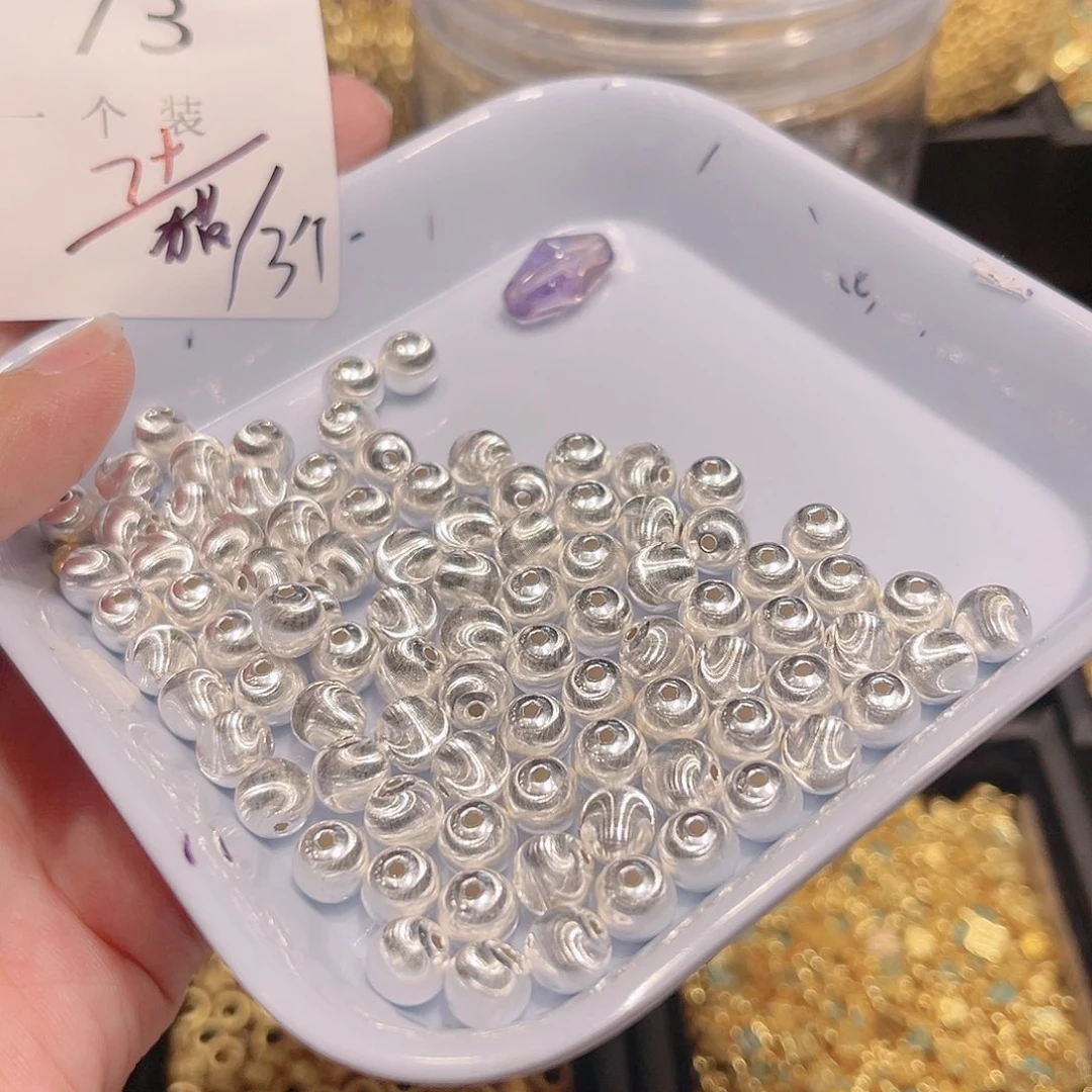 水晶珠宝半成品银S925镶嵌73