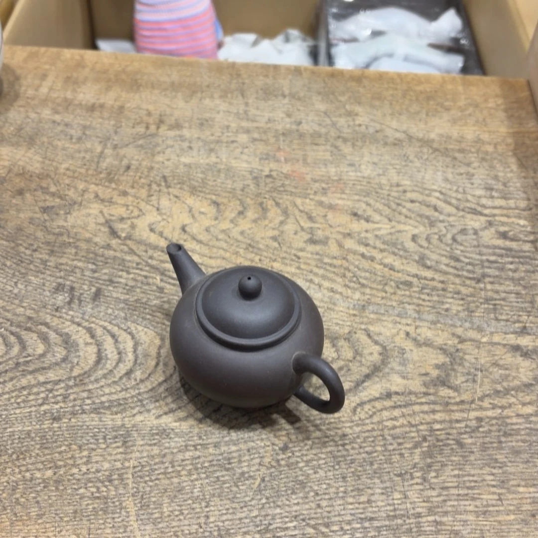 紫砂茶壶般若中古美术工艺品