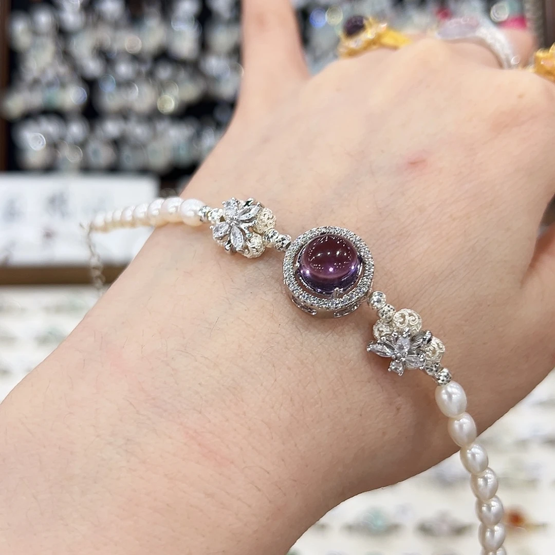 蛇纹石玉合金戒指