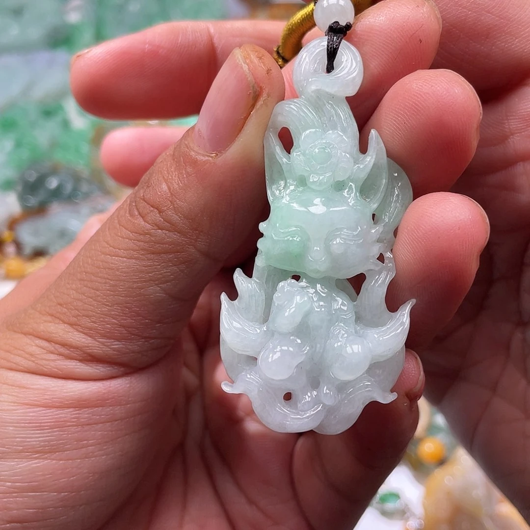 颈饰未镶嵌翡翠翡玉缘翡翠