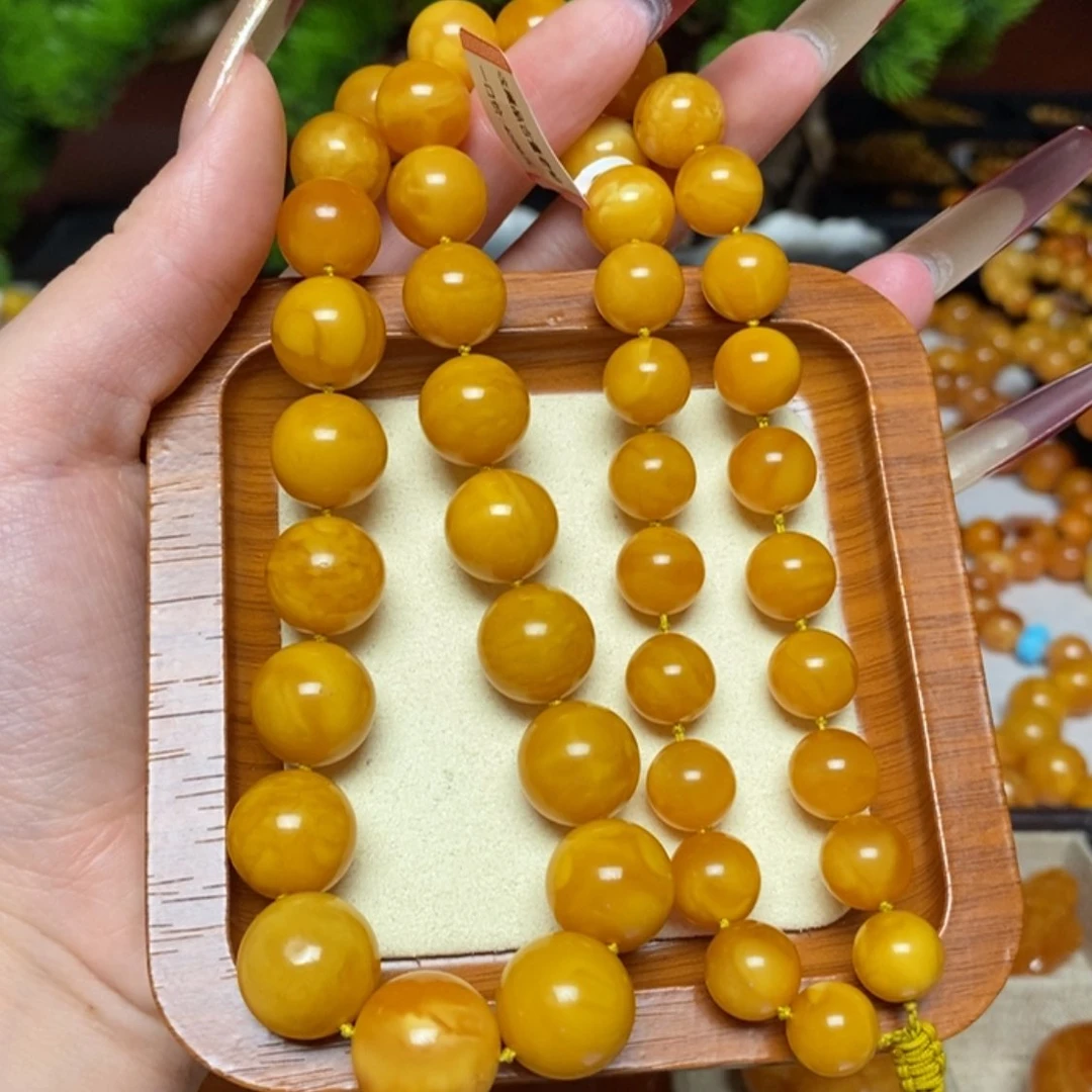 【闪购商品】蜜蜡颈饰未镶嵌项链