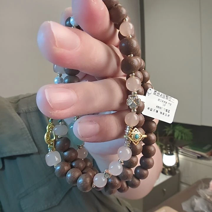 非金属鹅梨佛公 手工串珠