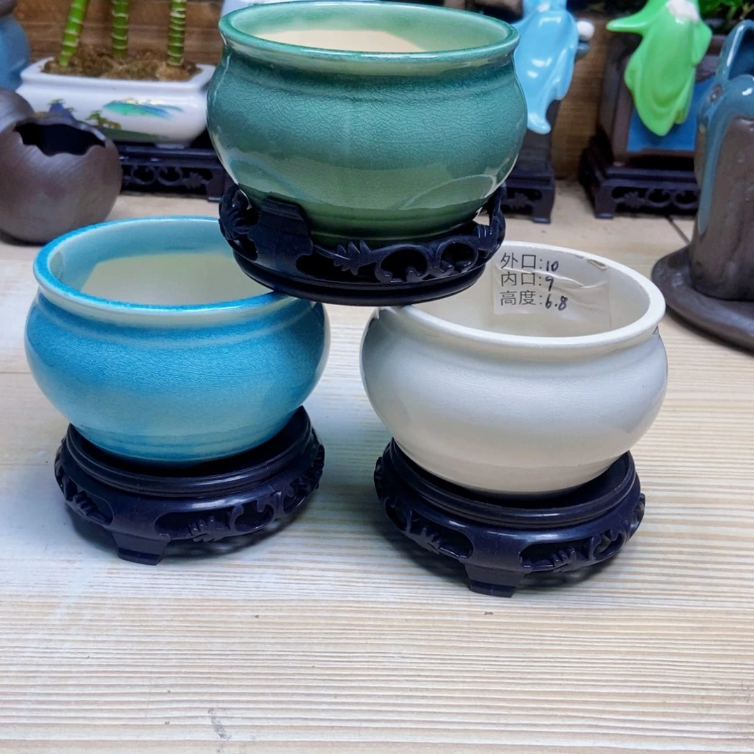 瓷片陶瓷花盆陶瓷艺术