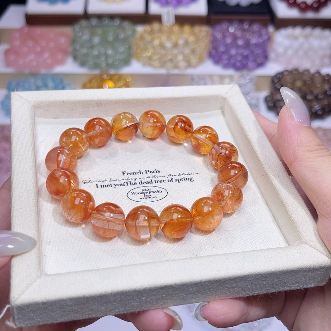 水晶手串未镶嵌?**啦天然水晶13