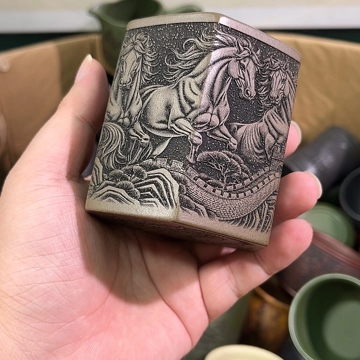 茶杯紫砂全手工紫砂主人杯