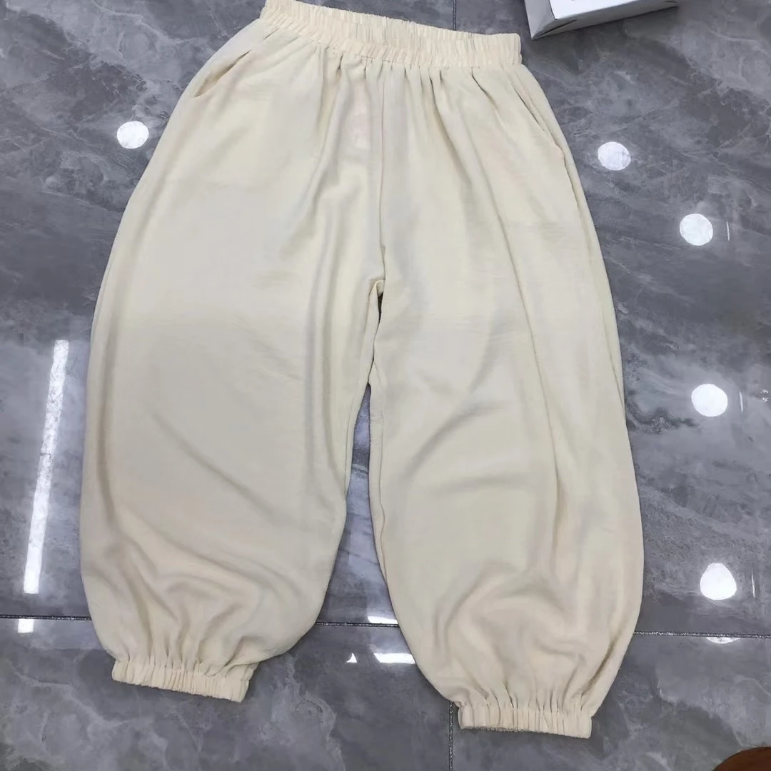 9018大码舒适休闲束腿百搭七分裤