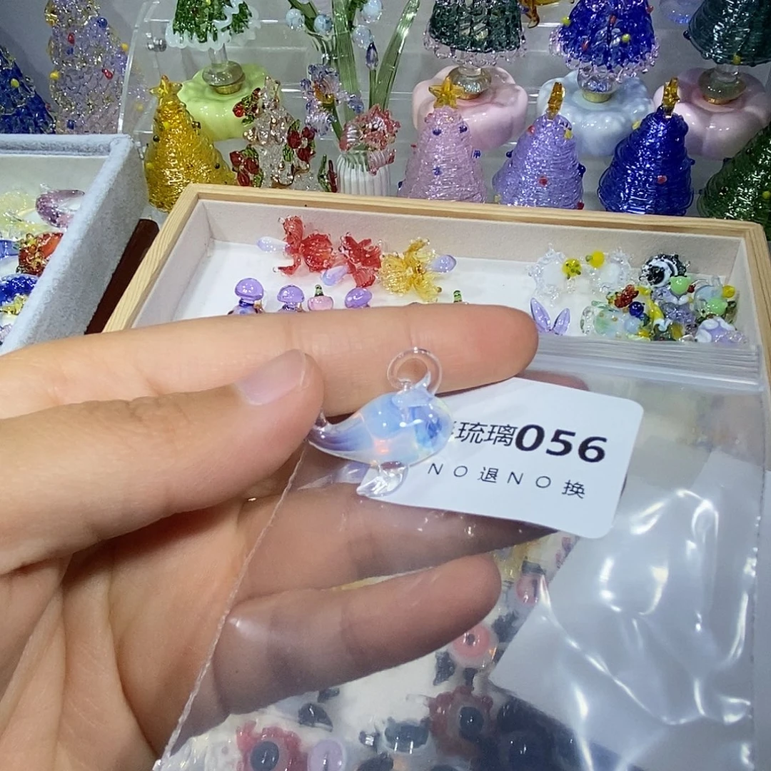 不***甜玻璃吊坠（不含链）56鲸鱼宝宝