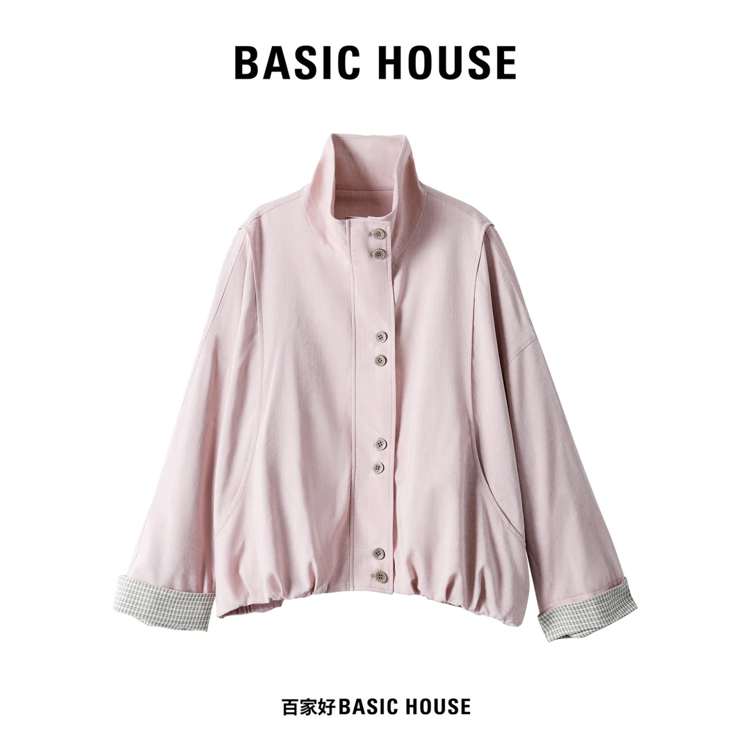 Basic House/百家好【陈嘉尔专属】2025春季新款设计感时尚外套2612