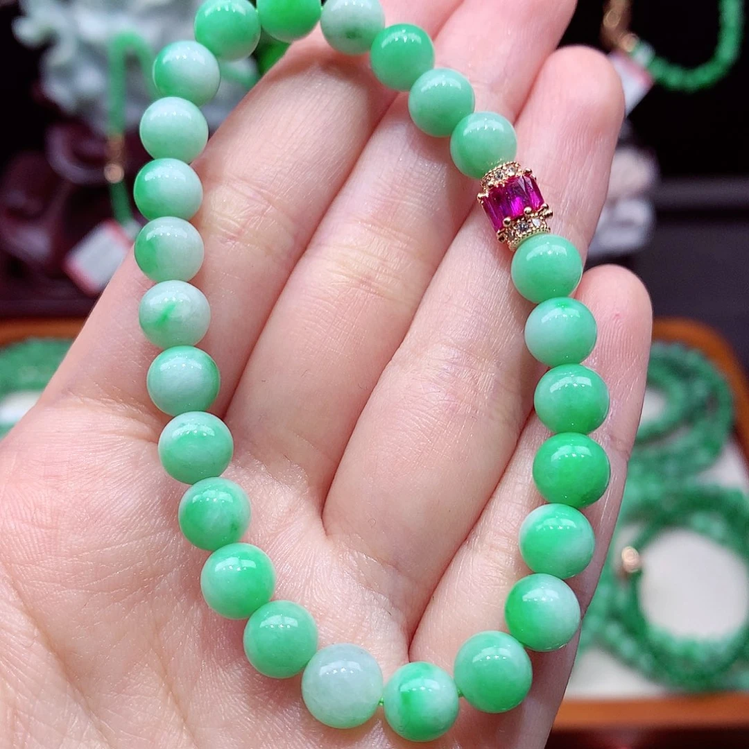 翡翠未镶嵌手链翡翠