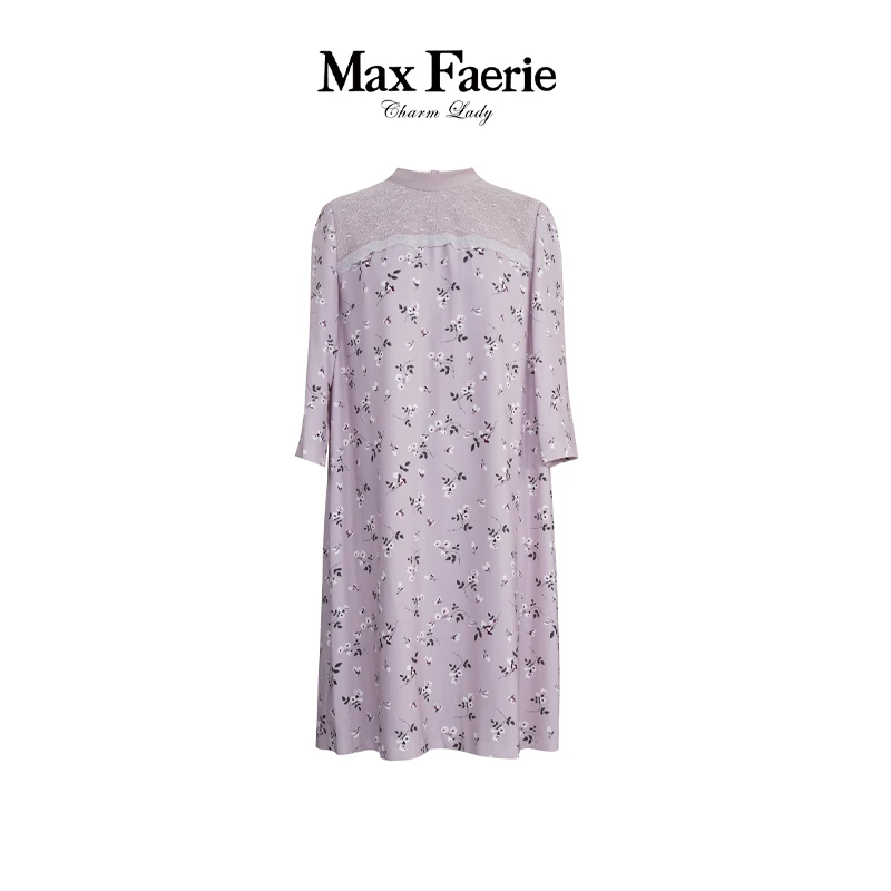 【粉丝专享】MF1L022【麦克斯菲瑞】休闲时尚优雅风百搭连衣裙