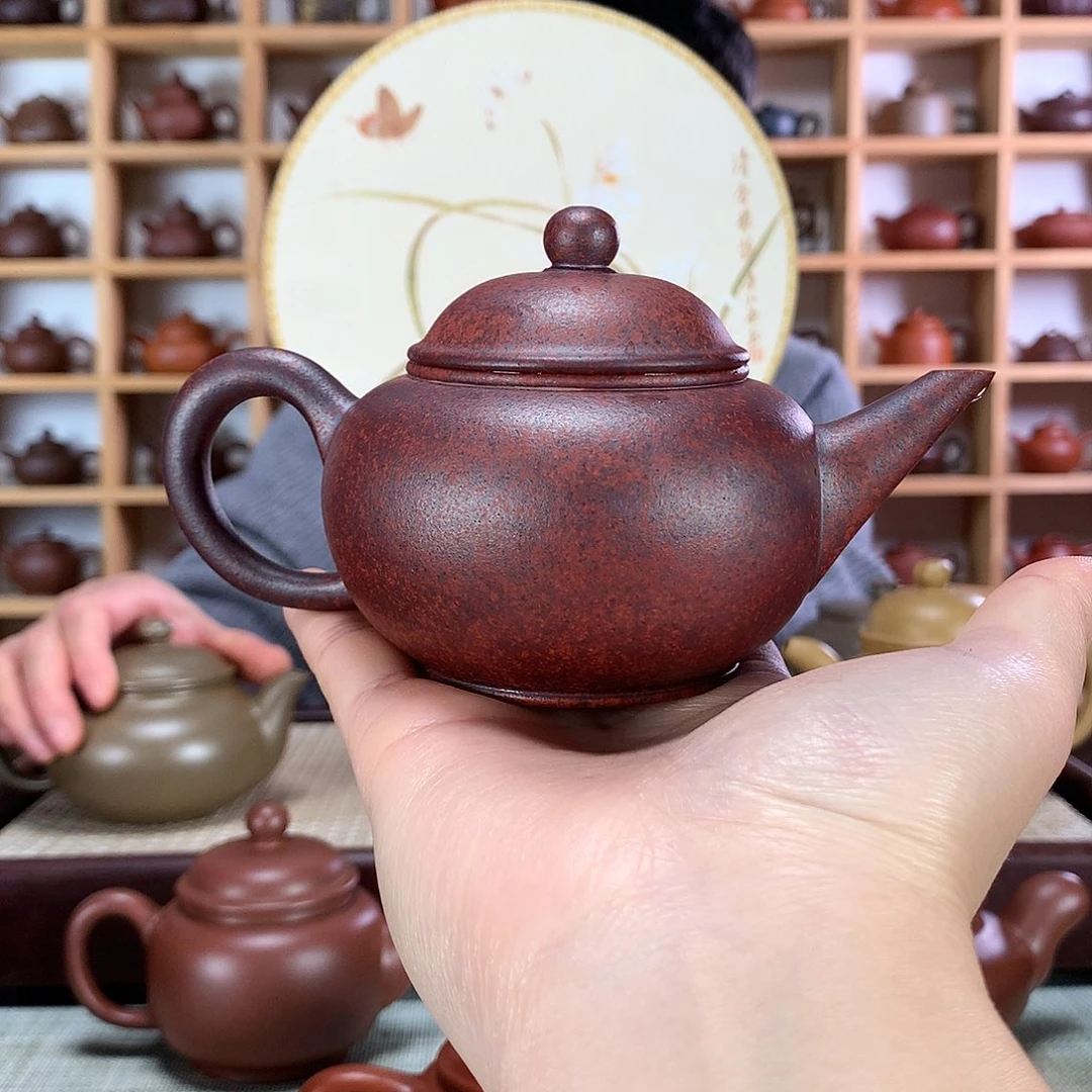 柴烧水平紫砂紫砂壶手工制作1