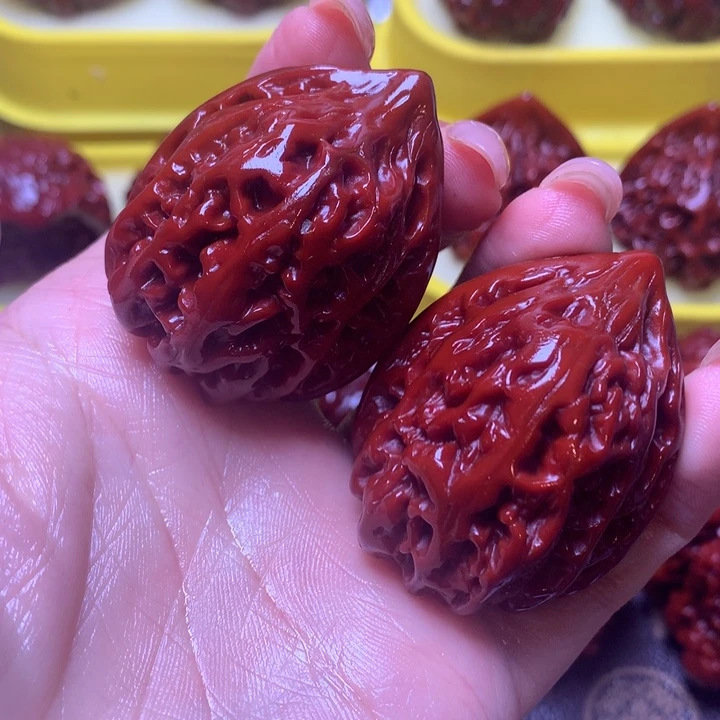 文玩核桃把件鸡心37