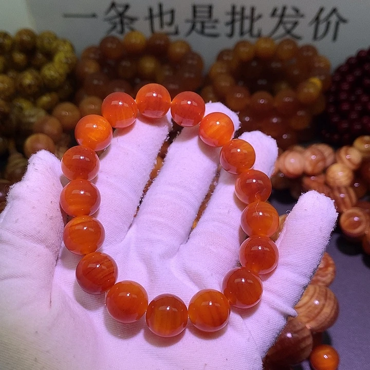松木（琥珀木）手串/手链1.3 包浆高货