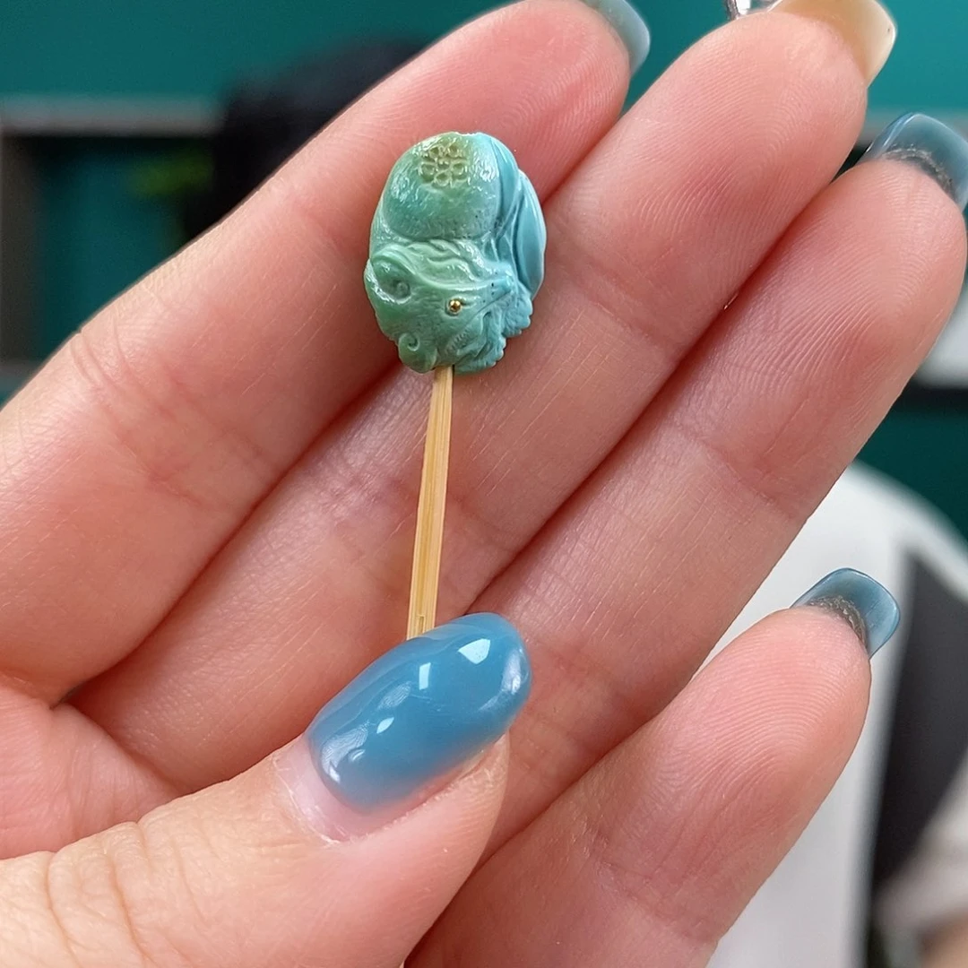 绿松石珠宝奇石未镶嵌