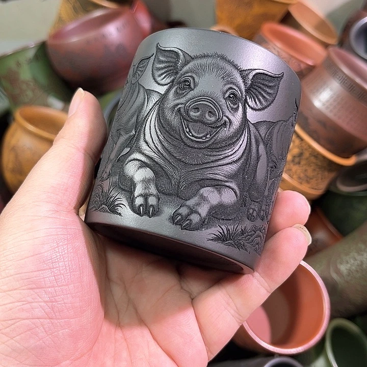 茶杯紫砂全手工紫砂主人杯