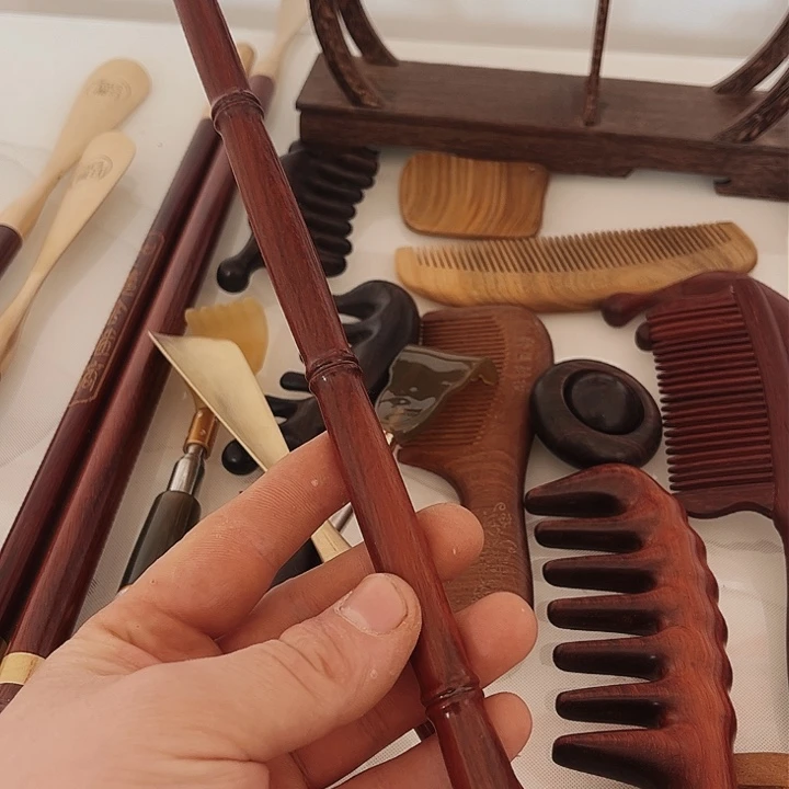 香榧木铜头痒痒挠紫檀木