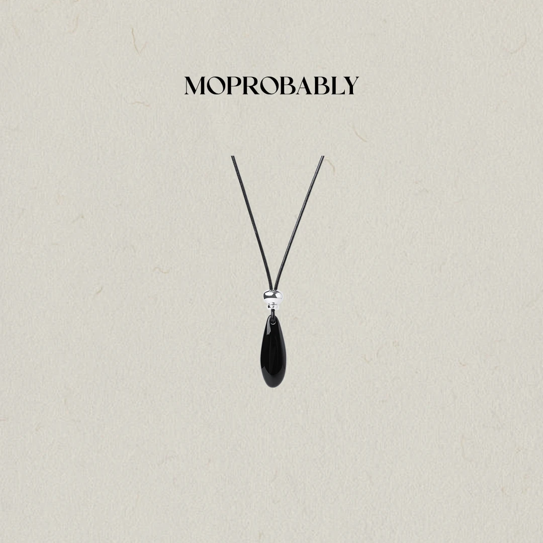 非金属皮质项链  Moprobably李予诺 轻奢高级感配饰项链L5391003