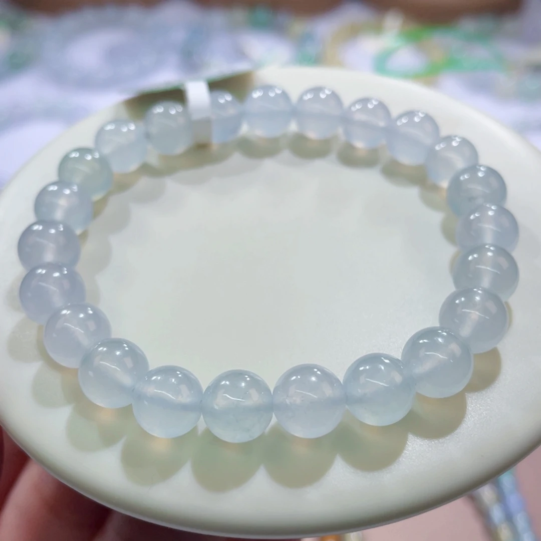 未镶嵌手链翡翠高冰胶卡8+